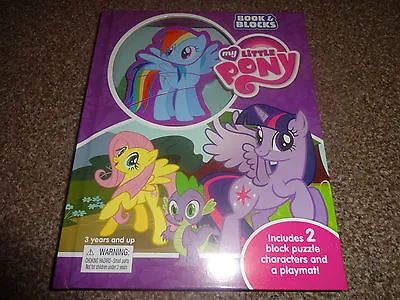 Buy My Little Pony Book & Blocks Includes 2 Block Puzzle Characters & A Mat Uk Stock • 7.99£