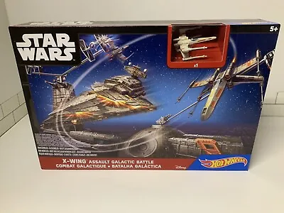 Buy Hot Wheels Star Wars X-wing Assault Galactic Battle Play Set New Other Read Ad • 24.99£