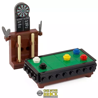 Buy Pool Table & Darts Board | Snooker Bar Pub | All Parts LEGO • 12.99£