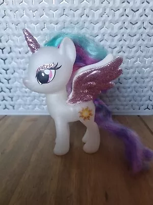 Buy My Little Pony Princess G4 Celestia Pegasus Unicorn Glitter Wings • 15£