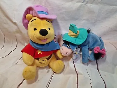 Buy New With Tags.- Fisher Price.- Winnie The Pooh, And - EEYORE. 12inch & 7.5 Inch. • 7.50£