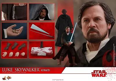 Buy Hot Toys 1/6 MMS507 Star Wars The Last Jedi Luke Skywalker (Crait) New In Stock • 358.95£
