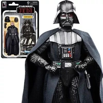 Buy Star Wars The Black Series Darth Vader  6 Inch Figure 40th Anniversary - ROTJ • 29.99£