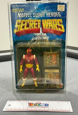 Buy Vintage Marvel Mattel Secret Wars Baron Zemo NIB MOC 1984 • 195£