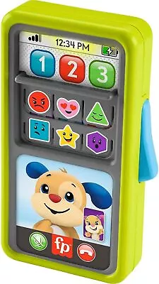 Buy Fisher-Price Baby To Toddler Learning Toy Phone With Lights And Music, 2-in-1 S • 14.26£