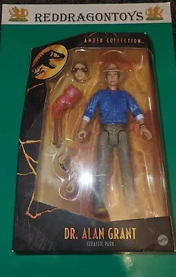 Buy Jurassic Park World Amber Collection Dr. Alan Grant Figure New Sealed • 44.99£