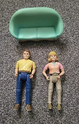 Buy Loving Family Fisher Price Figures And Sofa • 8£