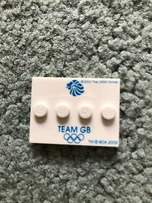 Buy Genuine Lego White Olympic Team GB Minifigure / Figure Base Plate  Base Stand • 2.75£