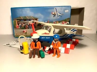 Buy Playmobil 3788 Blue Air Taxi Complete Box/inner Sleeve Instructions VGC • 24.89£