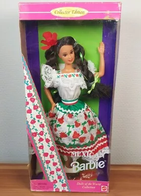 Buy Barbie Dolls Of The World   1995 Mattel Mexican Doll Collection # 14449~NRFB • 51.40£