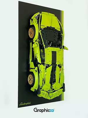 Buy Wall Mount Acrylic Display For LEGO® Technic 42115 Lamborghini Sián • 29.99£