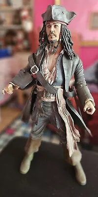 Buy Pirates Of The Caribbean Jack Sparrow Talking 18  Disney NECA 2004 No Box • 20£