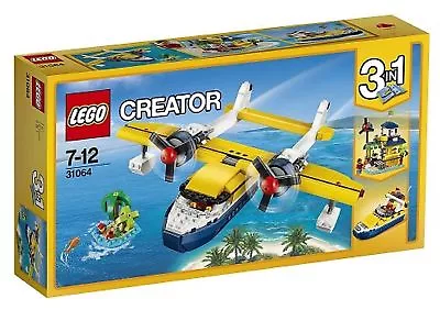 Buy LEGO Creator 31064 3 In 1 Seaplane Motorboat Hut New MISB Retired Set • 41.18£