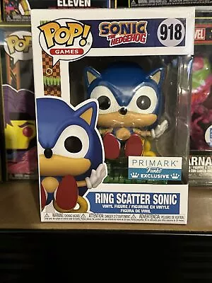 Buy Funko Pop Games Sonic The Hedgehog Ring Scatter Sonic #918 Funko Exclusive • 20.99£