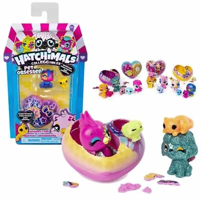 Buy 2 X Hatchimals CollEGGtibles Pet Obsessed Hatchipets 2-Pack Surprise Box Creased • 13.90£
