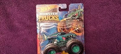 Buy Hot Wheels Monster Trucks 1/64 Mega Wrex Monster Trucks Live New On Card • 9.99£