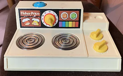 Buy Vintage Retro Fisher Price 1978 Table Top Kitchen Hob Cooker Oven Collectable • 15£