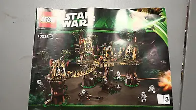 Buy Lego Star Wars Ewok Village 10302 Manual Only Book 3 • 18.99£