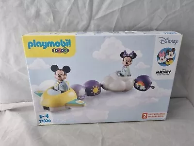 Buy PLAYMOBIL 123 Disney Mickey & Minnie Mouse Figures With Cloud Train Set 71320 • 13.99£