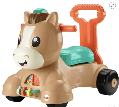 Buy Fisher-Price Walk Bounce & Ride Pony Toy New With Box • 83.28£