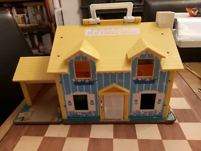 Buy Vintage 1970s Fisher Price Portable Play Family House With Handle & Door Bell • 24.99£