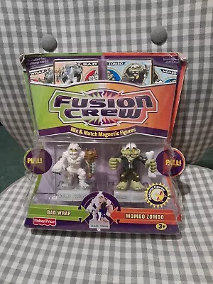 Buy FUSION CREW MIX MATCH MAGNETIC FIGURES FISHER PRICE Sealed Bad Wrap Mombo Zombo • 8.99£