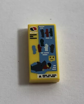 Buy Lego Minifigure Accessory - 1x2 Tile With Octan & Shark, Part 3069bpb0300 • 2.40£