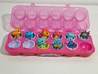 Buy Hatchimals Colleggtibles Collectibles Blue Pink Wings Egg Container & 9 Figures • 18.99£