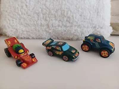 Buy Vintage 1999 Hot Wheels Race  X 3 Toy Cars Mattel Inc - McDonald's Happy Meal • 2.49£