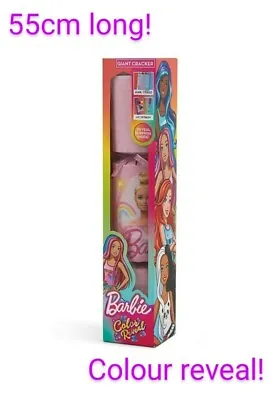 Buy ⭐ Barbie Giant Party Christmas Cracker 55cm Activities & Colouring! ⭐ • 10.98£