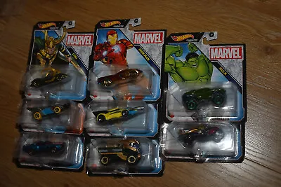 Buy Hot Wheels Marvel Series 2020 Thor Captain America Iron Man Hulk Etc Multi List • 9£