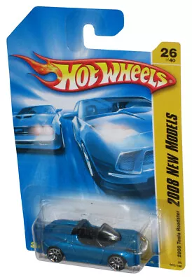 Buy Hot Wheels 2008 New Models 26/40 Blue 2008 Tesla Roadster Toy Car 026/196 • 21.11£