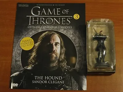 Buy SANDOR CLEGANE 'THE HOUND' Part 3 Eaglemoss Game Of Thrones Figurine Collection • 14.99£
