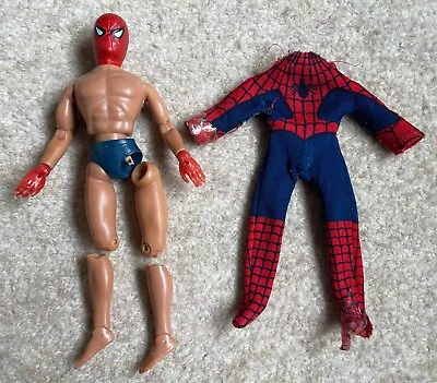 Buy Vintage Mego Corps Amazing Spiderman Doll Action Figure 70s Hong Kong • 12.99£