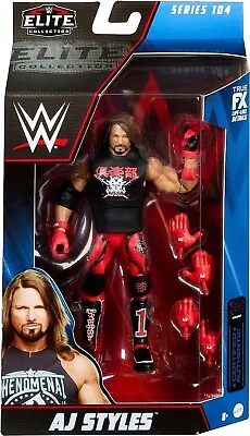 Buy Wwe Aj Styles Mattel Elite Collection Series 104 Action Figure Wrestling Toy • 4£