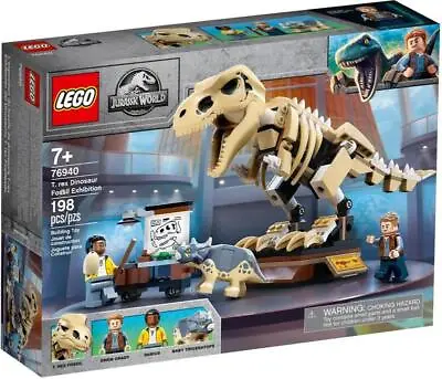 Buy LEGO JURASSIC WORLD T REX DINOSAUR FOSSIL EXHIBITION 76940 New Sealed Sent Boxed • 32.99£