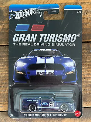 Buy Hot Wheels Gran Turismo 20 Ford Mustang Shelby GT500 [Combine P&P] • 9.25£