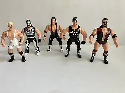 Buy WWE WWF:Action Figuren X 5 NWO Hulk, Brett, Macho, Steiner & Hall (hasbro 1998) • 39.99£