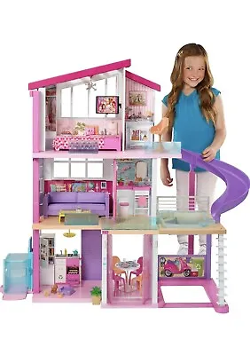 Buy Barbie Dream House 3 Story 8 Bedroom Dollhouse Barbie Pool NEW And Original Packaging • 257.23£