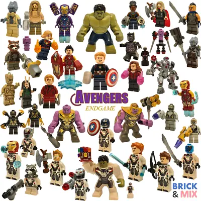 Buy Pick Your LEGO Avengers: Endgame Marvel Minifigures - Iron Man, Thanos, Hulk... • 4.49£