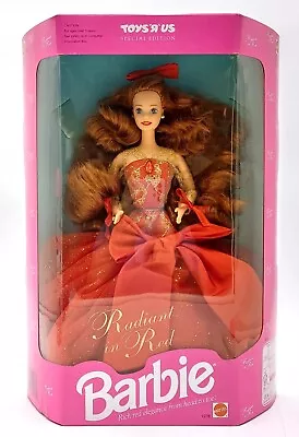 Buy 1992 Radiant In Red Barbie Doll / Toys R Us Special Edition / Mattel 1276, NrfB • 72.11£