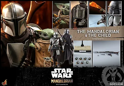 Buy  Star Wars - The Mandalorian And The Child 1:6 Scale Figure Set  • 407.63£