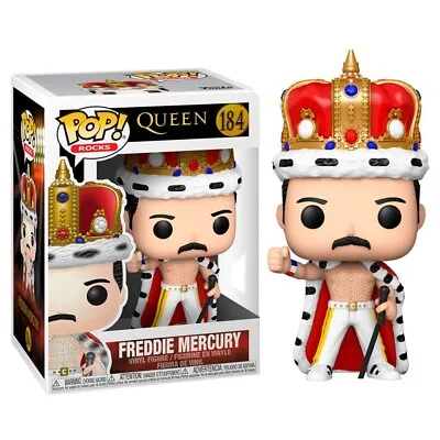 Buy Funko POP! Rocks: Queen - Freddie Mercury King 184  • 133.61£