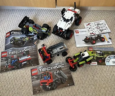 Buy 4 X Lego Technic Sets 42150 Pull Back Monster Truck & 42102 42084 42072 • 20£