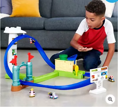 Buy Hot Wheels Mario Kart Circuit Slam Track Set - Racing Car Toys, Kids Race Toyset • 37.99£