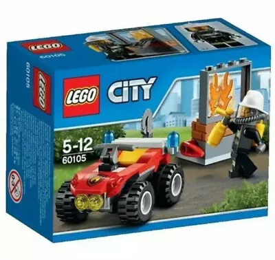 Buy Lego City Fire ATV 60105 Brand New Sealed Rare Set 2016 Age 5-12 Years 64 Piece • 8.50£