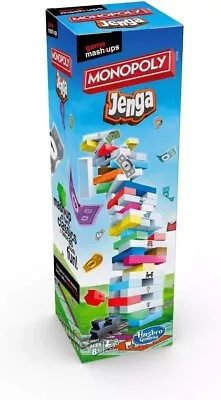 Buy Mashups: Monopoly Jenga Game By Hasbro 8+ New • 7.99£