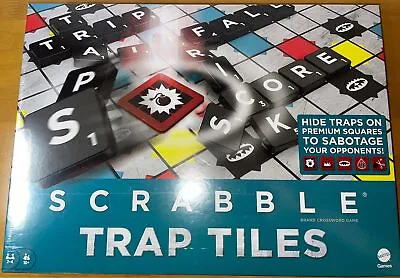 Buy Scrabble Trap Tiles Family Board Game With Traps Trigger Tiles Family Game New • 8.99£
