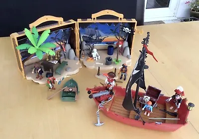 Buy Playmobil Pirates Take Along Treasure Island 70150 And Pirate Ship 5298. • 14.99£