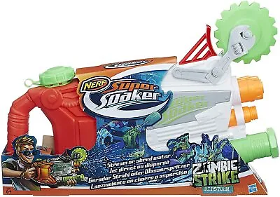 Buy Nerf Super Soaker - Zombie Strike Ripstorm Pump Action Firing - Holds 1.4l • 13.95£